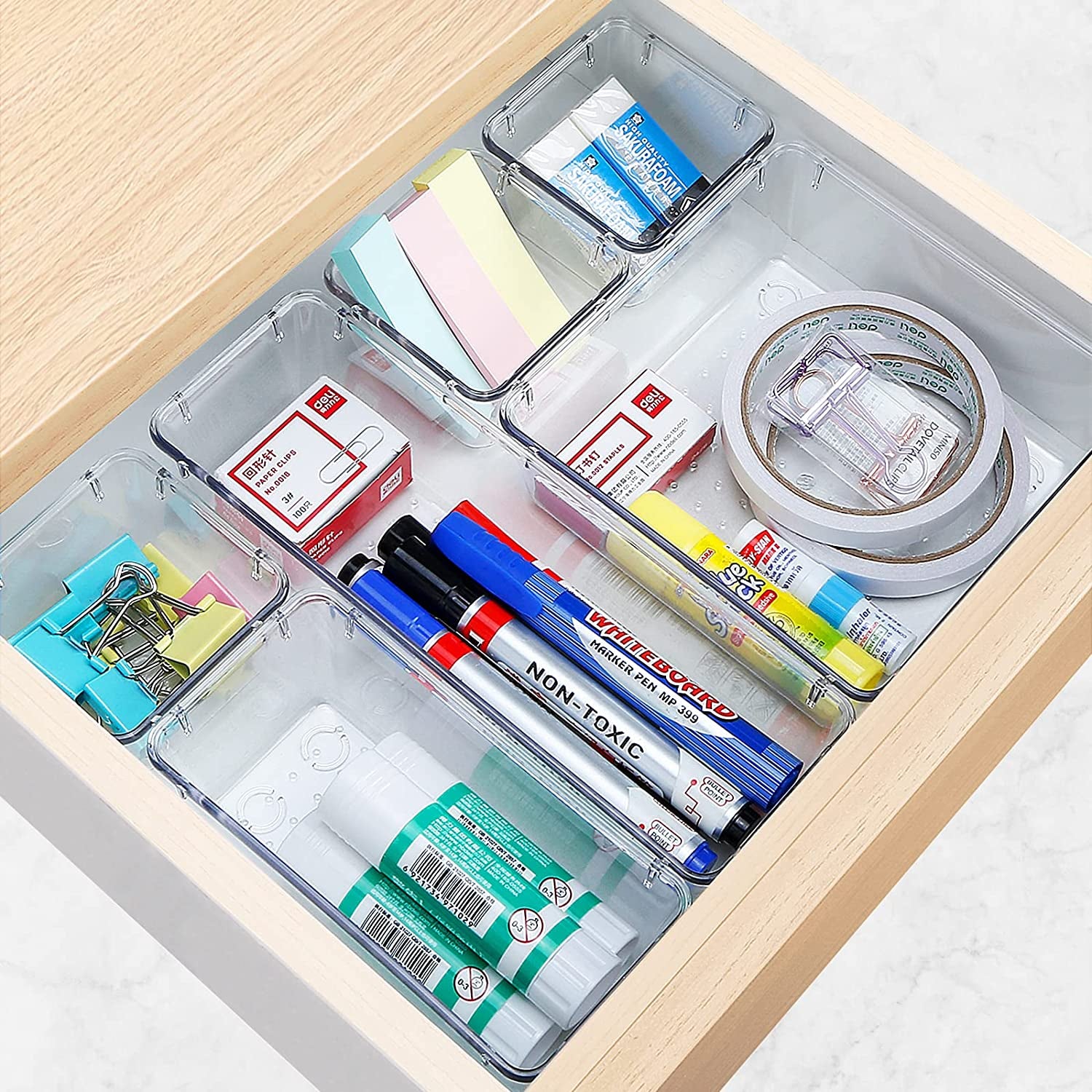 16 PCS Drawer Organizer Set